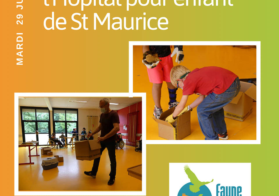 Faune Alfort à l’hôpital pour enfants de Saint-Maurice.